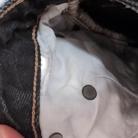 Pacsun High Rise Straight Leg Two Tone Jean Size 23 - Picture 5 of 5